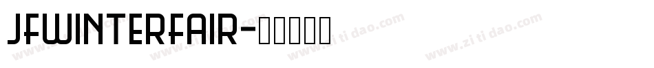 JFWinterFair字体转换