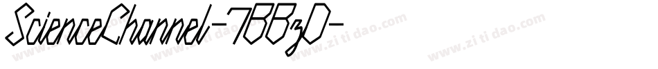 ScienceChannel-7BBzD字体转换