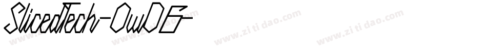 SlicedTech-OwD6字体转换