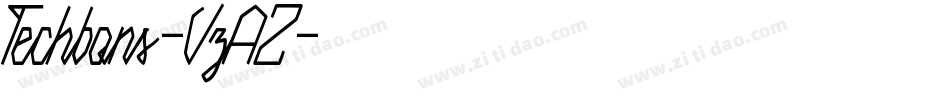 Techbons-VzAZ字体转换