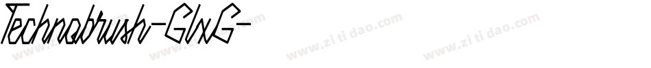 Technobrush-GlxG字体转换