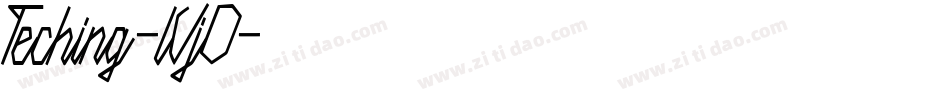 Teching-lVjD字体转换