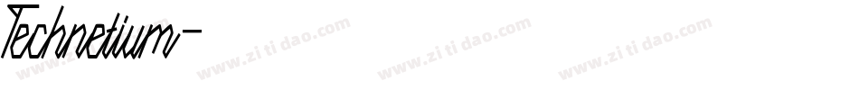 Technetium字体转换