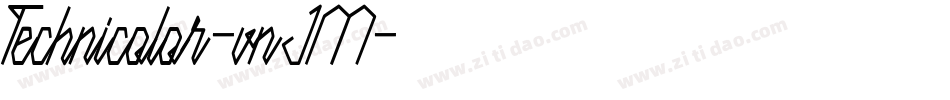 Technicolor-vnJM字体转换