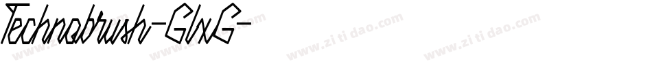 Technobrush-GlxG字体转换