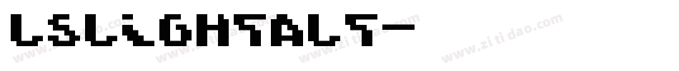 LSLightAlt字体转换