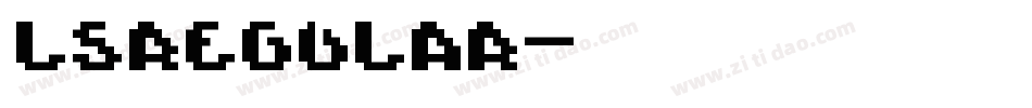 LSRegular字体转换