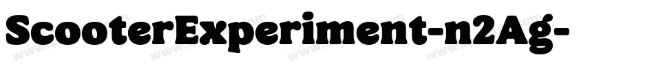 ScooterExperiment-n2Ag字体转换