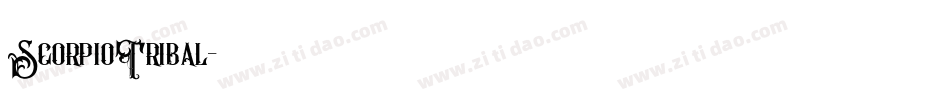 ScorpioTribal字体转换