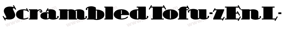 ScrambledTofu-zEnL字体转换