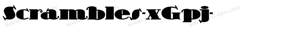 Scrambles-xGpj字体转换