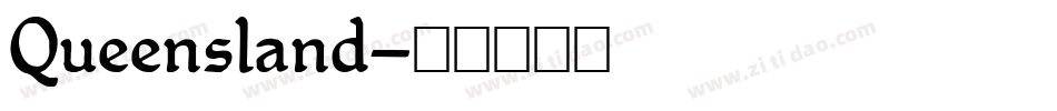 Queensland字体转换