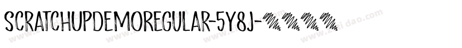 ScratchUpDemoRegular-5Y8j字体转换