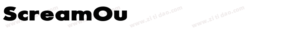 ScreamOutlined-vA9D字体转换