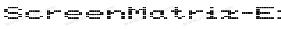 ScreenMatrix-Extended字体转换