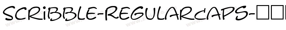 Scribble-RegularCaps字体转换