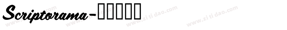 Scriptorama字体转换