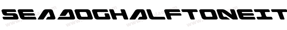 SeaDogHalftoneItalic-pXgy字体转换