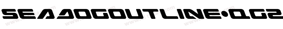 SeaDogOutline-qg26字体转换