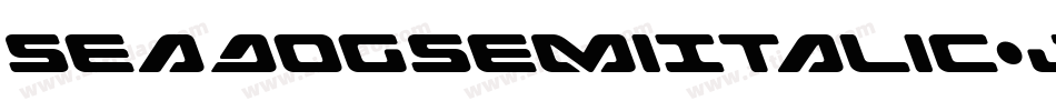 SeaDogSemiItalic-JLpB字体转换