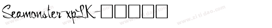 Seamonster-xpLK字体转换