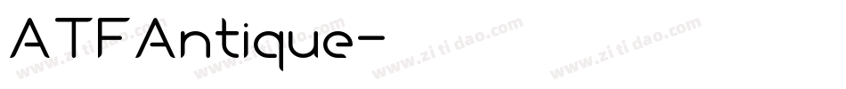 ATFAntique字体转换