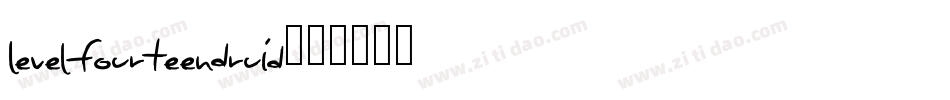 LevelFourteenDruid字体转换