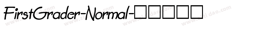 FirstGrader-Normal字体转换
