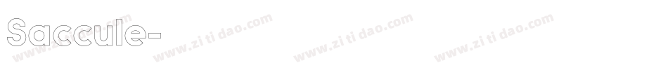 Saccule字体转换