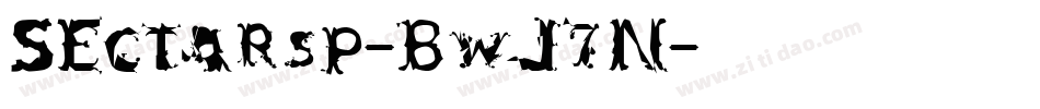 Sectarsp-BWj7n字体转换