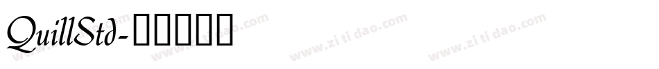 QuillStd字体转换