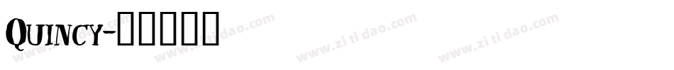 Quincy字体转换