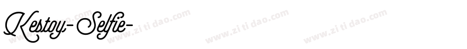 Kestoy-Selfie字体转换