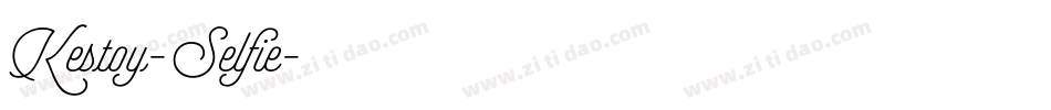 Kestoy-Selfie字体转换