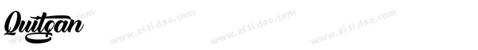 Quitgan字体转换