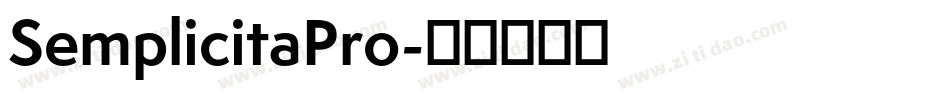 SemplicitaPro字体转换