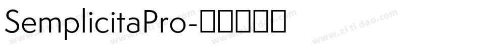 SemplicitaPro字体转换