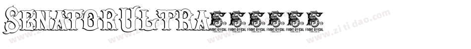 SenatorUltra字体转换