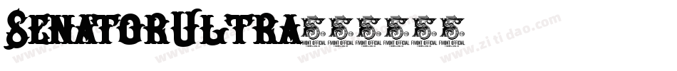 SenatorUltra字体转换