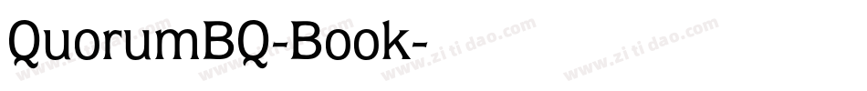 QuorumBQ-Book字体转换