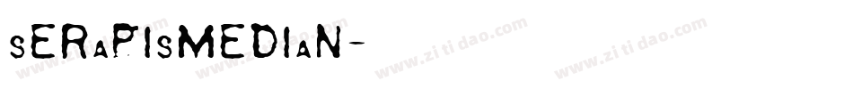 SerapisMedian字体转换