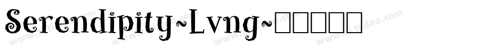Serendipity-Lvng字体转换