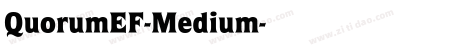 QuorumEF-Medium字体转换