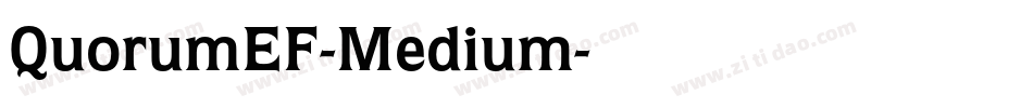 QuorumEF-Medium字体转换