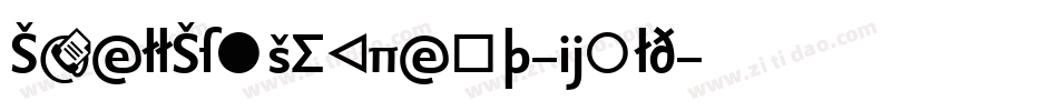 ShellSansExpert-Bold字体转换