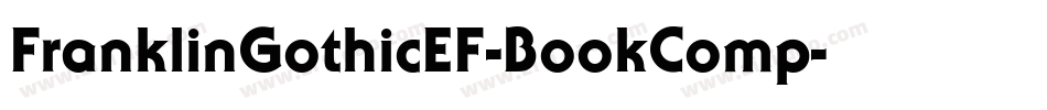 FranklinGothicEF-BookComp字体转换