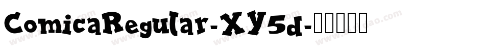 ComicaRegular-XY5d字体转换