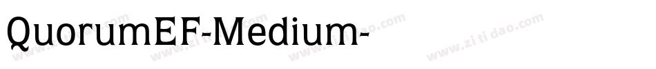 QuorumEF-Medium字体转换