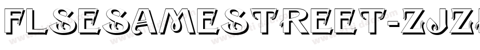 FlSesameStreet-ZJZK字体转换