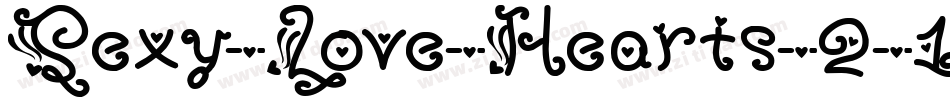Sexy-Love-Hearts-2-1字体转换